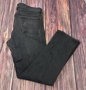 Banana Republic Traveler Slim Fit Black Jeans Men's Sz 32x30 (Actual 32x29)